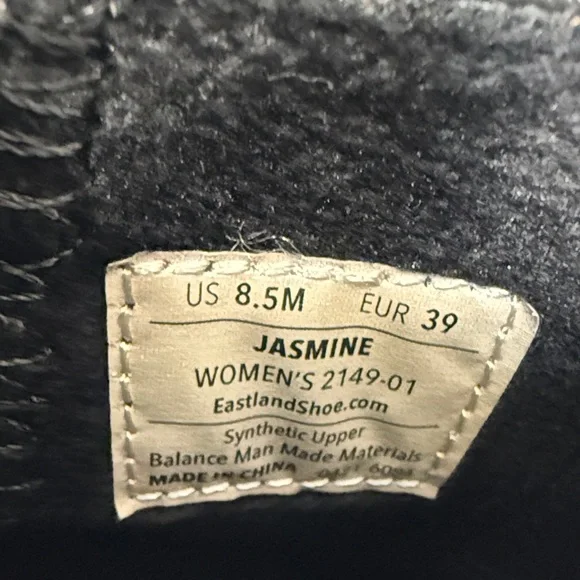 Eastland Black Jasmine Boots 8.5 - Picture 4 of 6